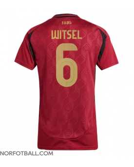 Billige Fotballdrakt Belgia Axel Witsel #6 Replika Hjemmedrakt Dame EM 2024 Kortermet